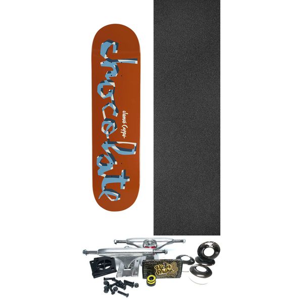 Chocolate Skateboards James Capps OG Chunk WR44D2 Skateboard Deck - 8" x 31.875" - Complete Skateboard Bundle